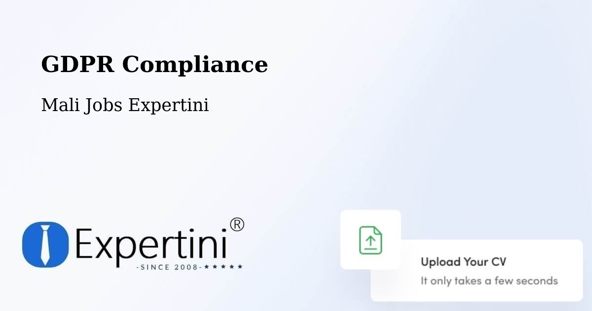 EU GDPR Compliance Statement – Kangaba - Mali Jobs Expertini
