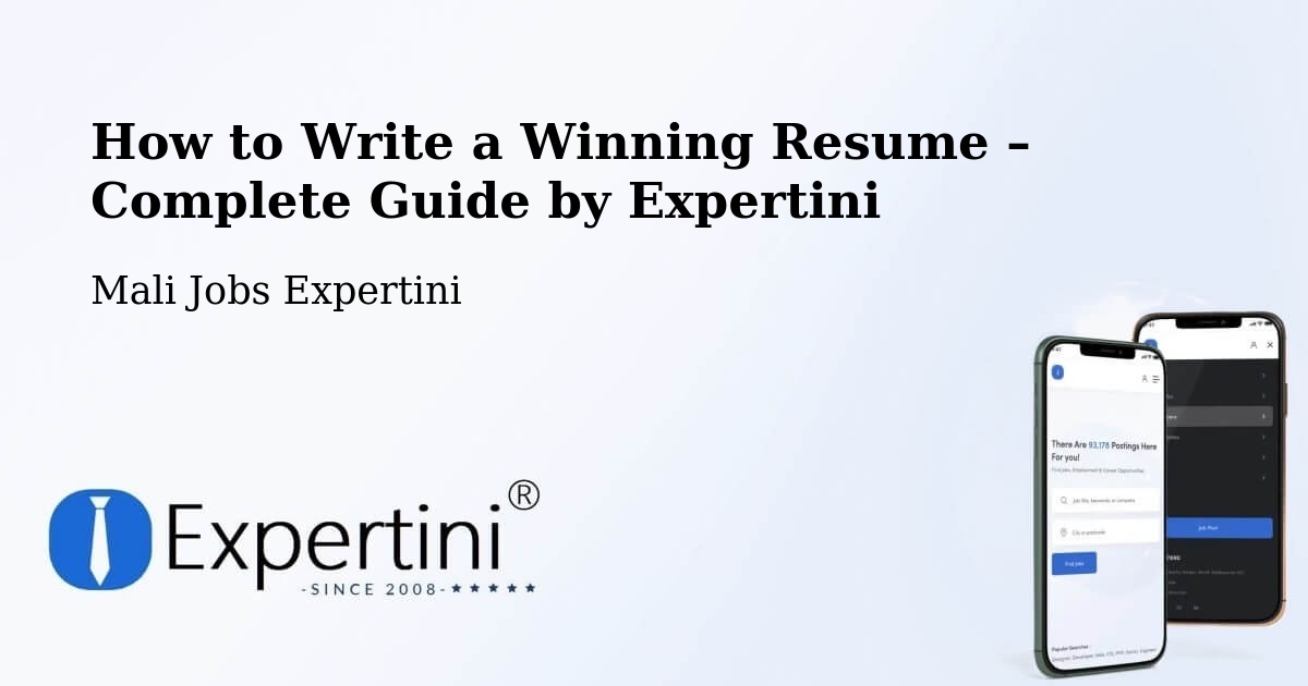 Resume Writing Guide for Job Seekers – Kangaba - Kangaba, Mali Jobs Expertini