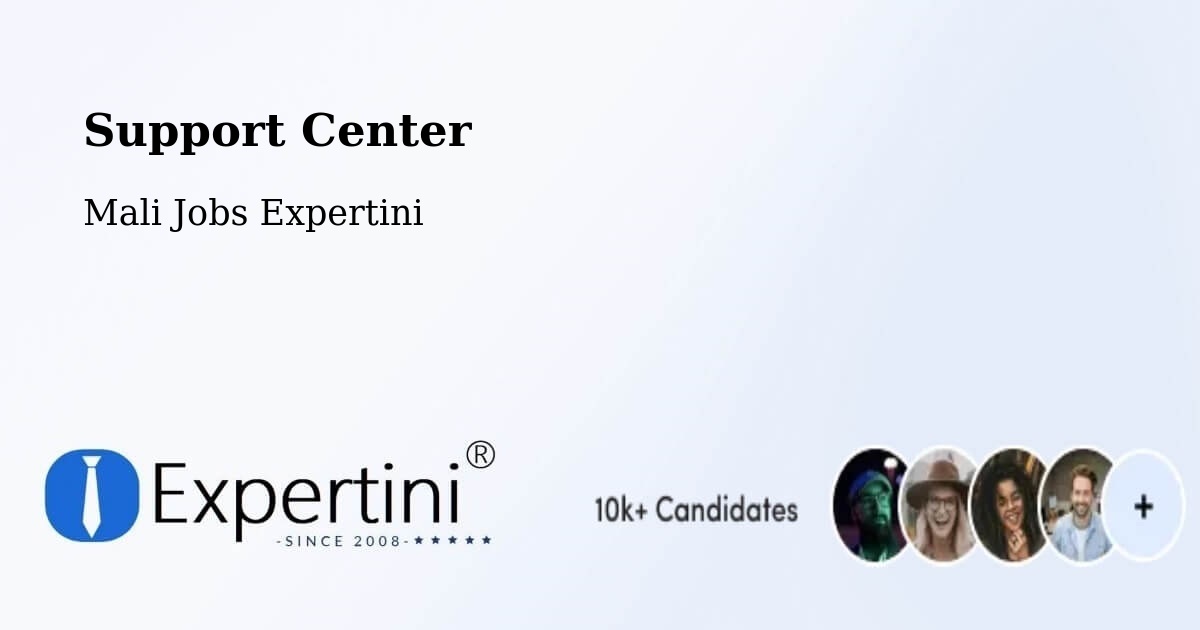 Support Services – Kangaba - Mali Jobs Expertini